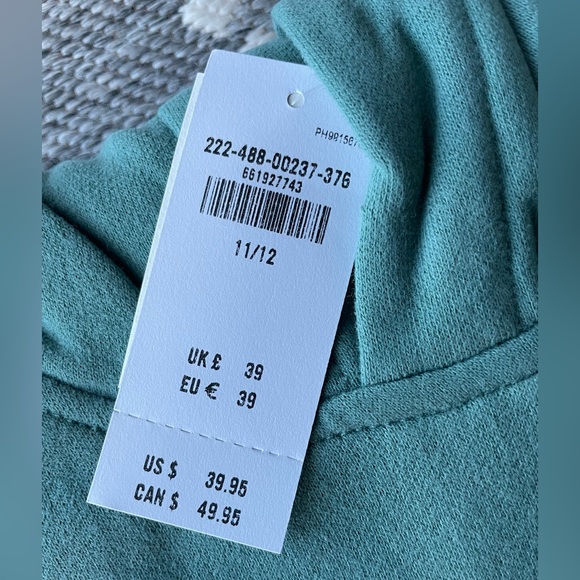 Abercrombie Golf Club Hoodie sweatshirt NEW Boys Medium Large 11 12 white green - Picture 8 of 14